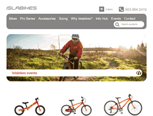 Tablet Screenshot of islabikes.com